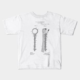 Fruit Gatherer Vintage Patent Hand Drawing Kids T-Shirt